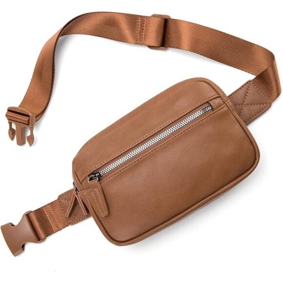 Belt Bag Women Pu Leather Cross Body Fanny Pack Fashion Packs Adjustable Strap - Picture 5 of 6